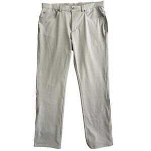 Greg Norman Golf Pants Academia Stretch Chino 34×30 Made in Jordan